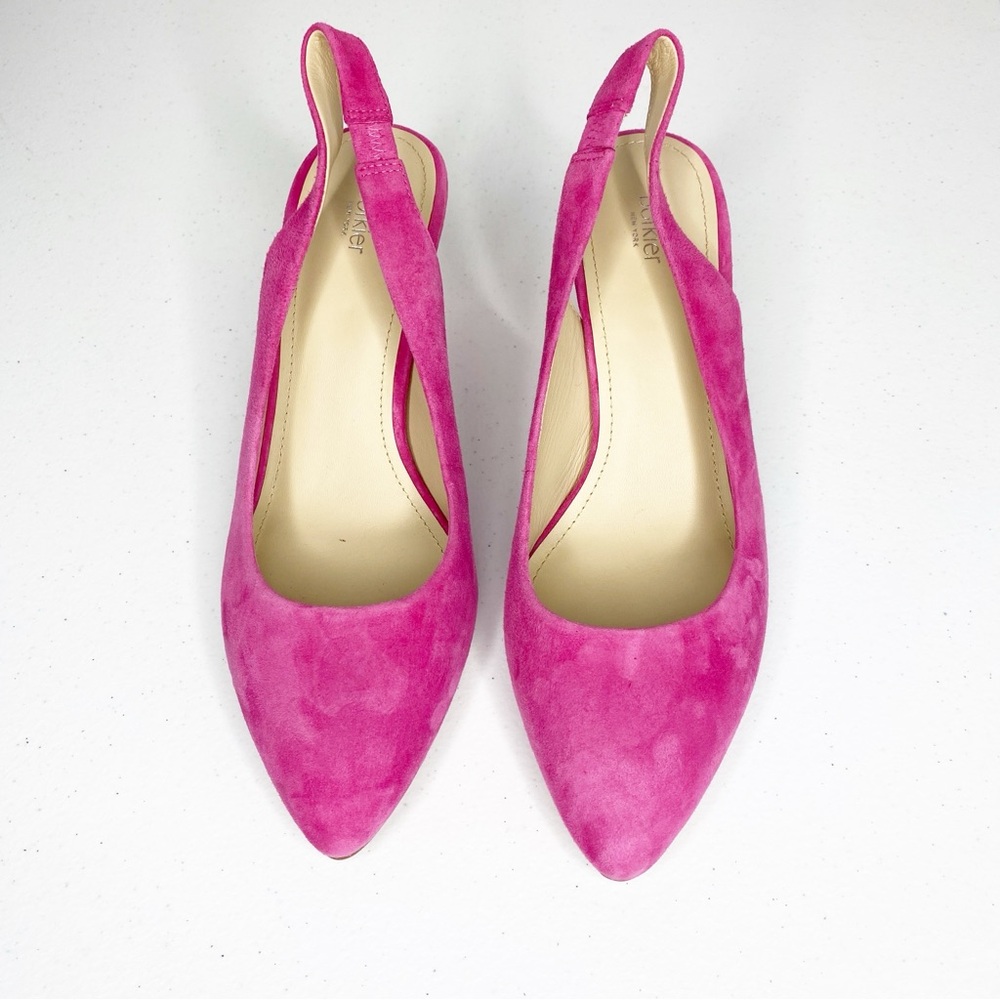 Botkier Shayla Pink Slingback Leather Block Heel
Sandals Size 9 - Picture 2 of 9